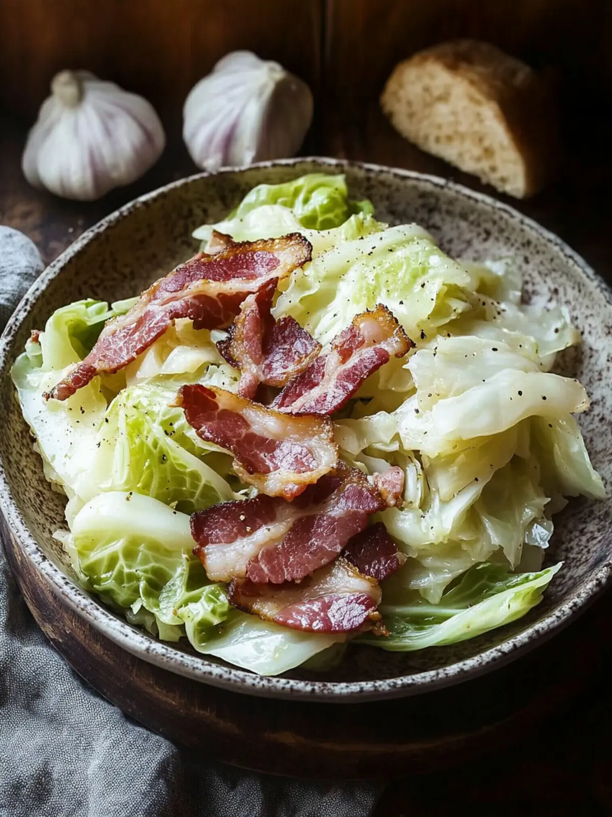 Savory Traditional Irish Boiled Bacon and Cabbage Delight 2 Traditional Irish Boiled Bacon and Cabbage