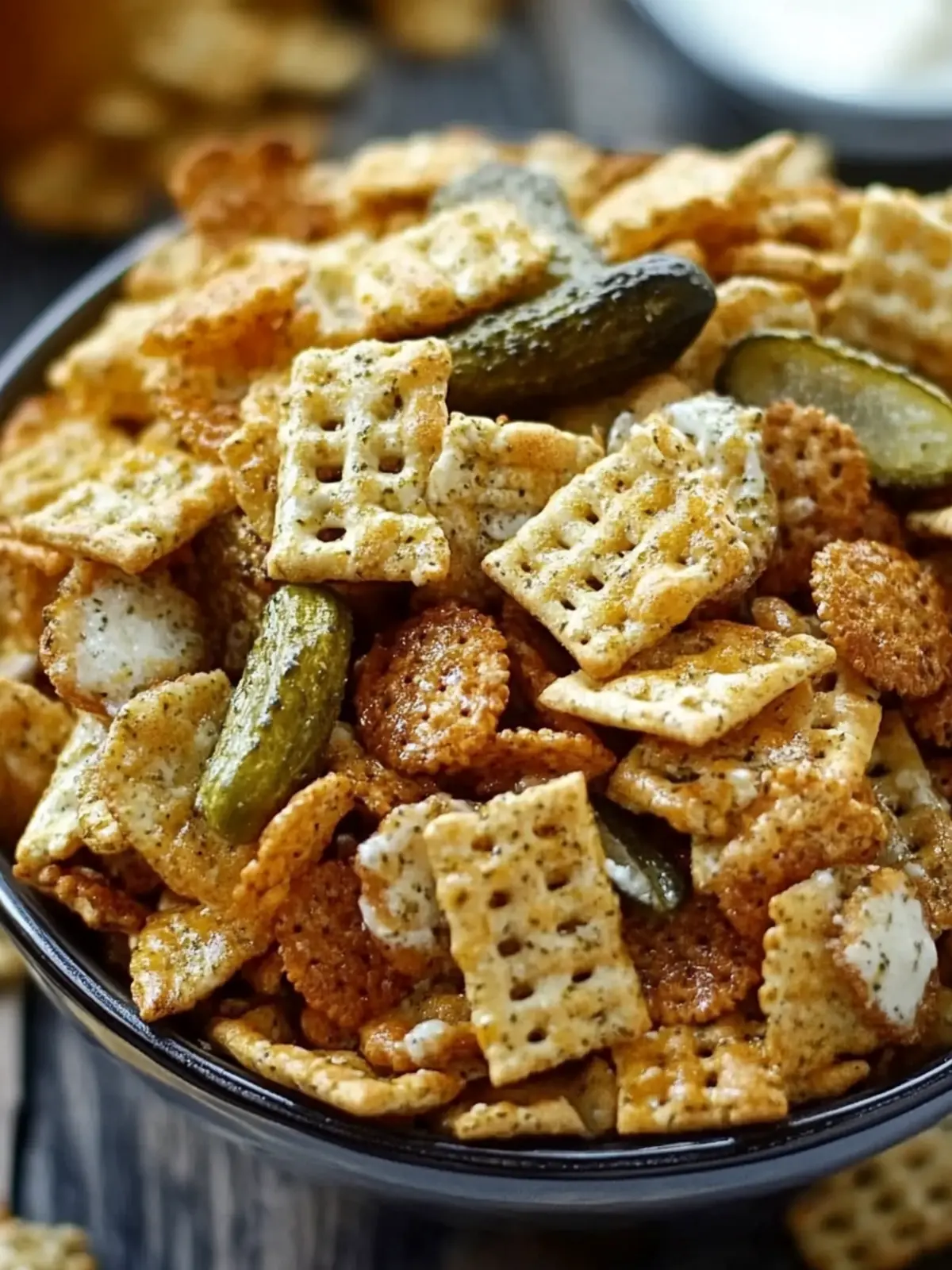 Crunchy and Tangy: Irresistible Dill Pickle Chex Mix Recipe 2 Crunchy and Tangy: My Favorite Dill Pickle Chex Mix