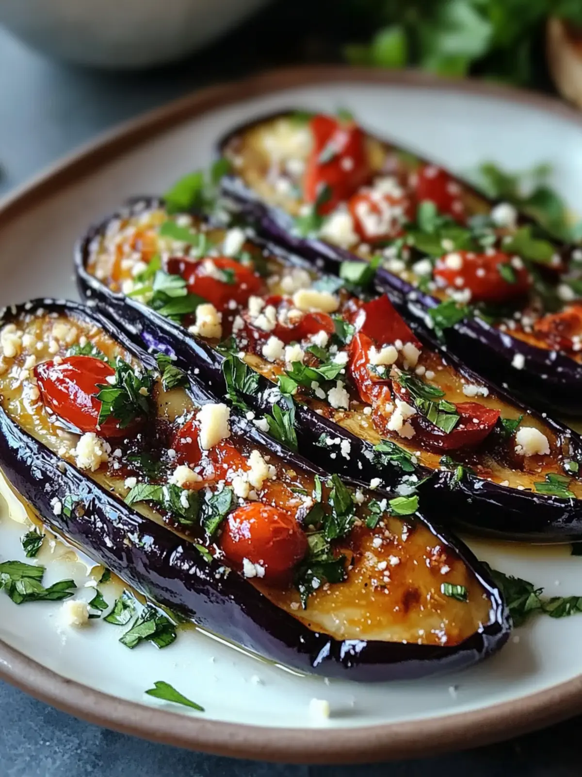 Greek Style Roasted Eggplant – Healthy Flavor in 45 Minutes 3 Greek Style Roasted Eggplant