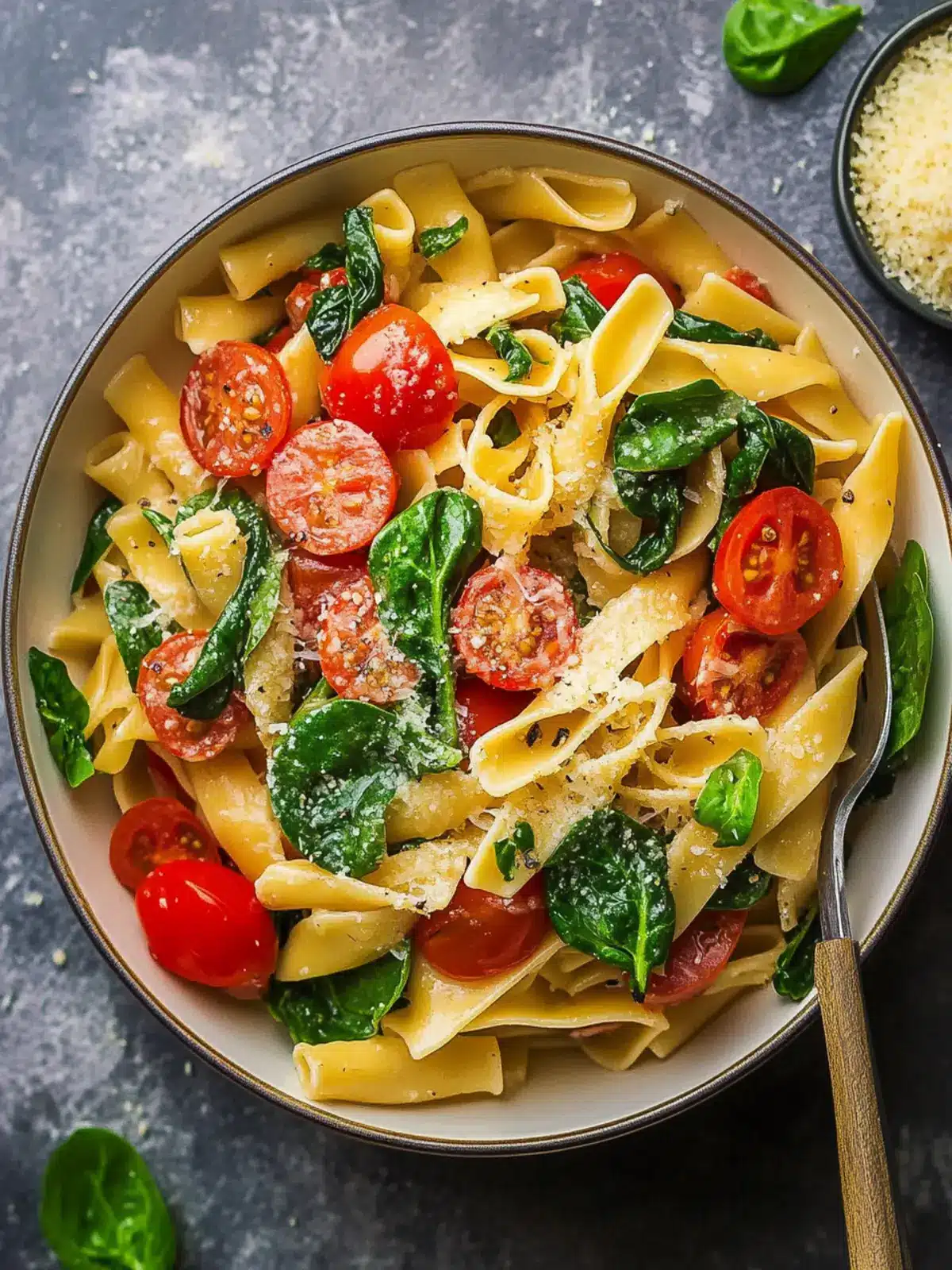 Tomato and Spinach Pasta