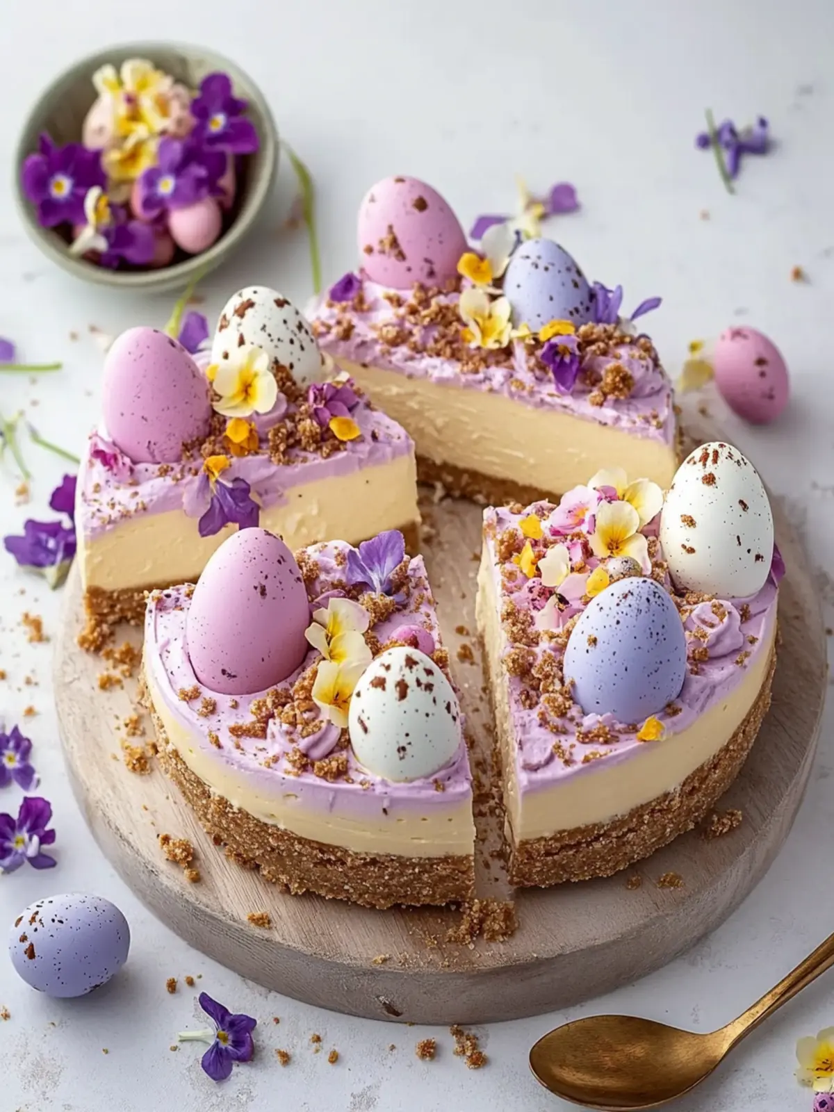 Decadent Easter Egg Cheesecake You Can Make Ahead 2 Easter Egg Cheesecake