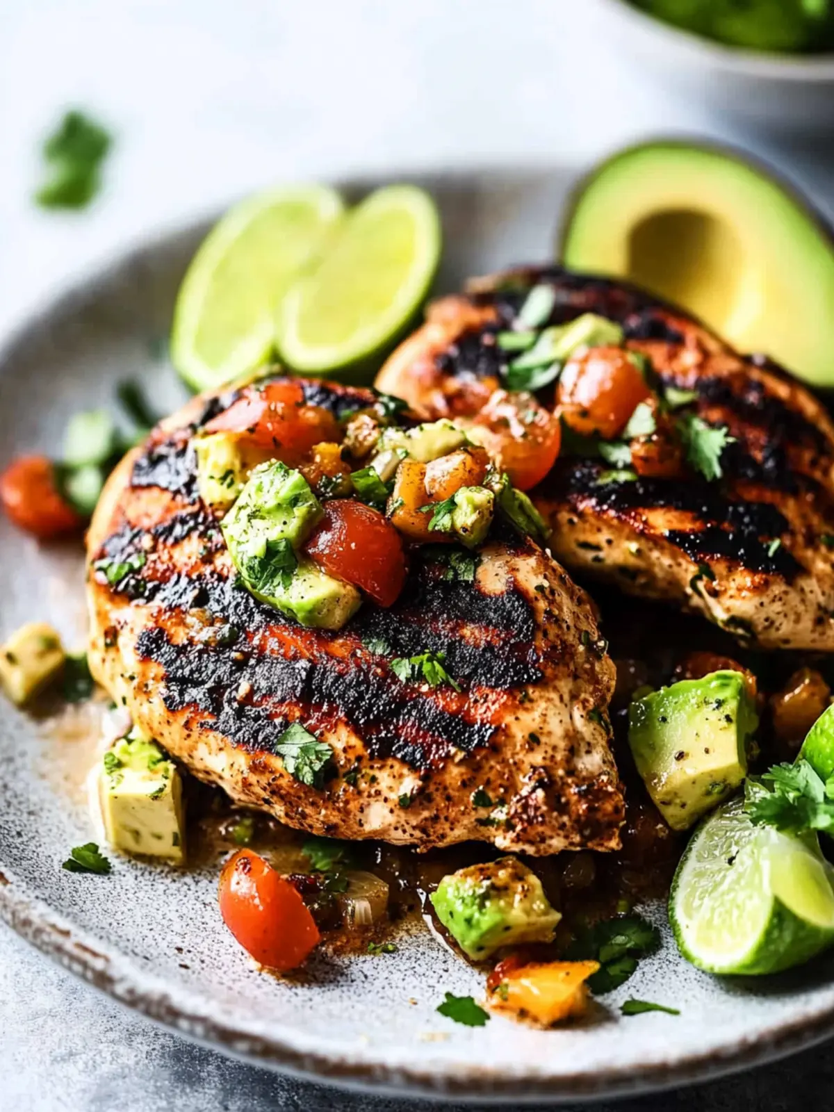 Zesty Fiesta Lime Chicken Recipe with Avocado Salsa Bliss 3 Fiesta Lime Chicken Recipe with Avocado