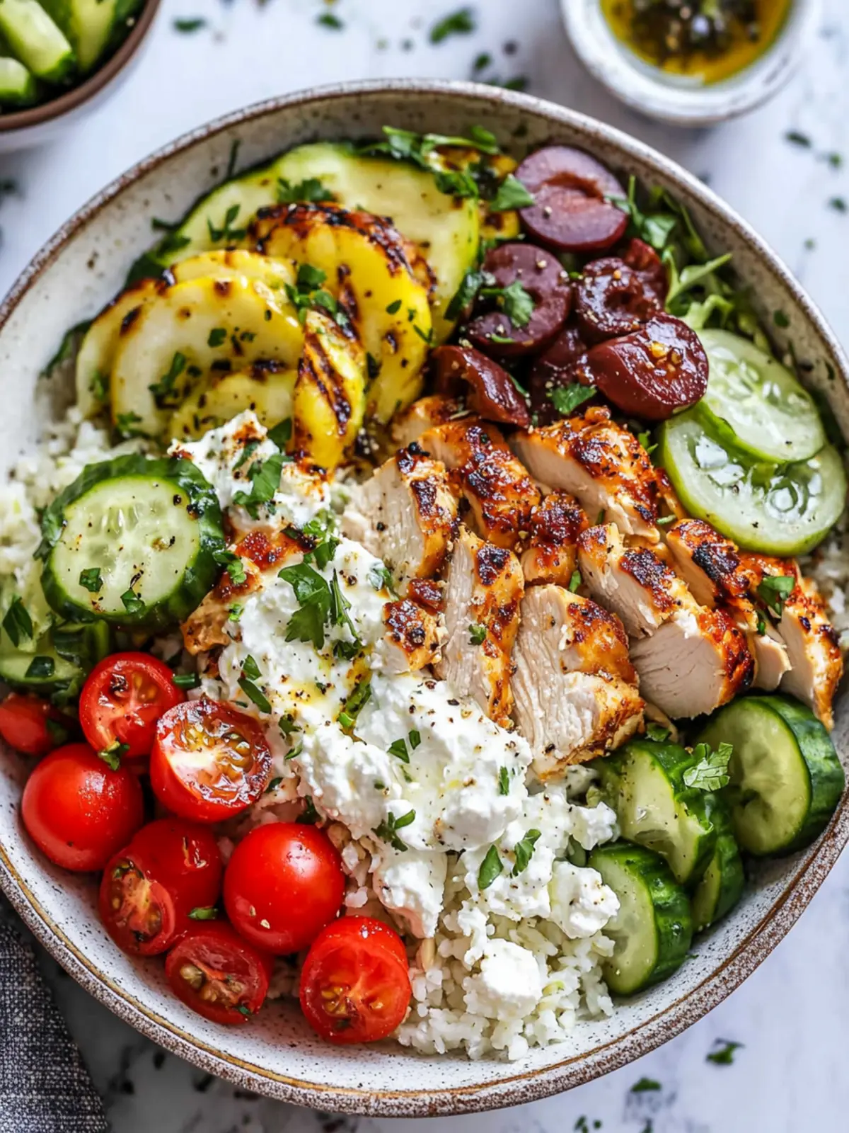 Delicious Greek Chicken Bowls for a Flavorful Dinner Night 4 Greek Chicken Bowls