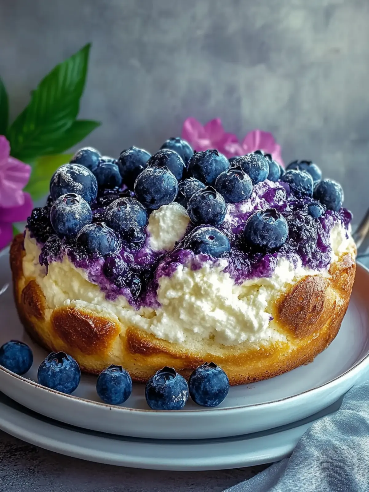 Fluffy Cottage Cheese Blueberry Cloud Bread for Guilt-Free Bliss 3 Fluffy Cottage Cheese Blueberry Cloud Bread