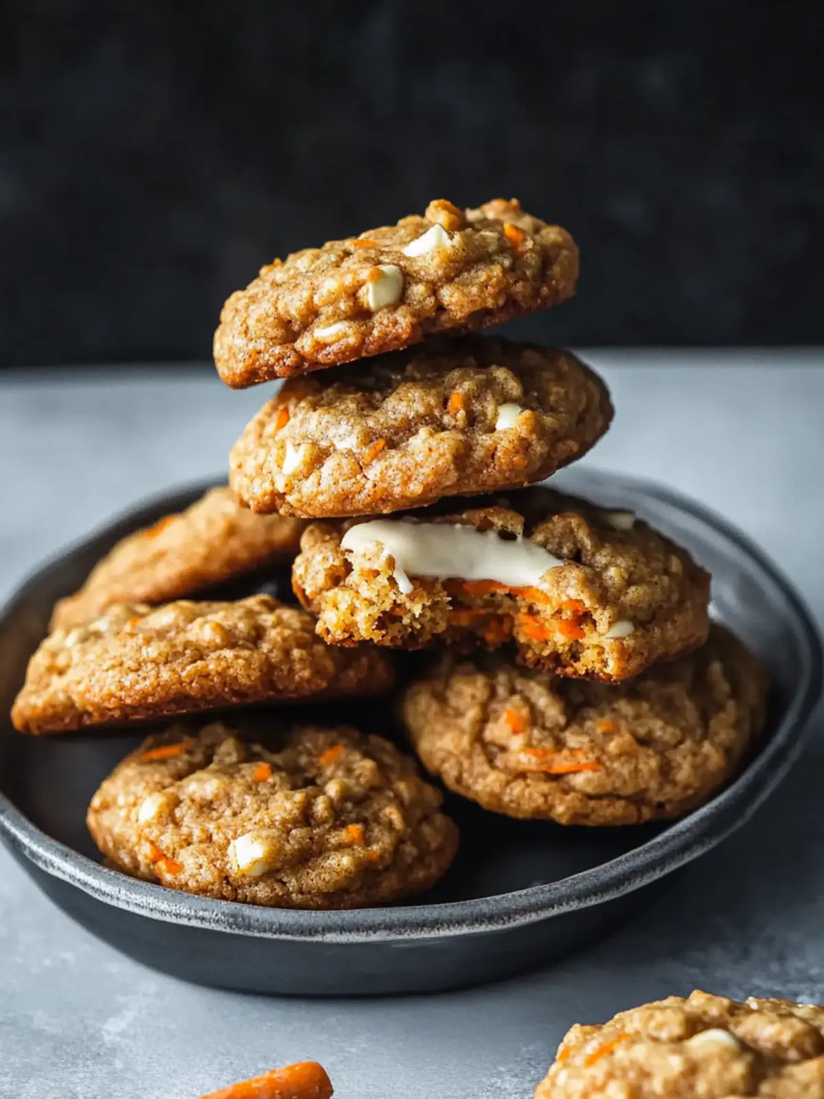 Irresistible Carrot Cake Cookies with Creamy Frosting Delight 3 Carrot Cake Cookies