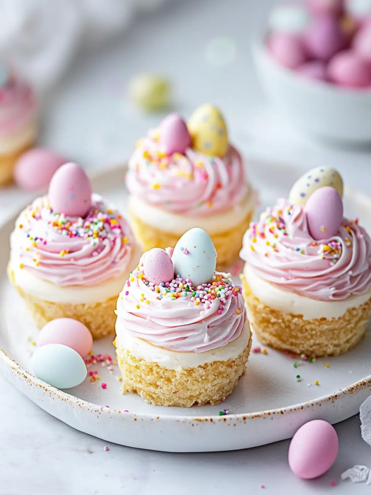 Easter No-Bake Mini Cheesecakes: Effortless Spring Delights 3 Easter No-Bake Mini Cheesecakes