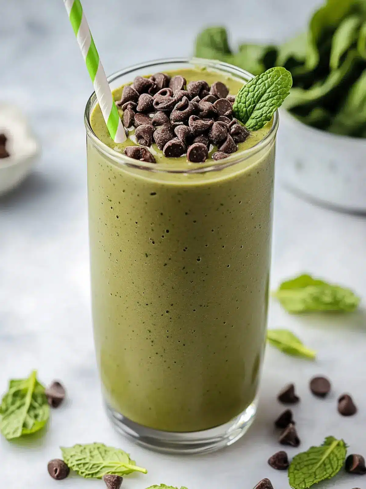 Delicious Healthy Mint Chocolate Chip Smoothie Recipe You’ll Love 2 Healthy Mint Chocolate Chip Smoothie