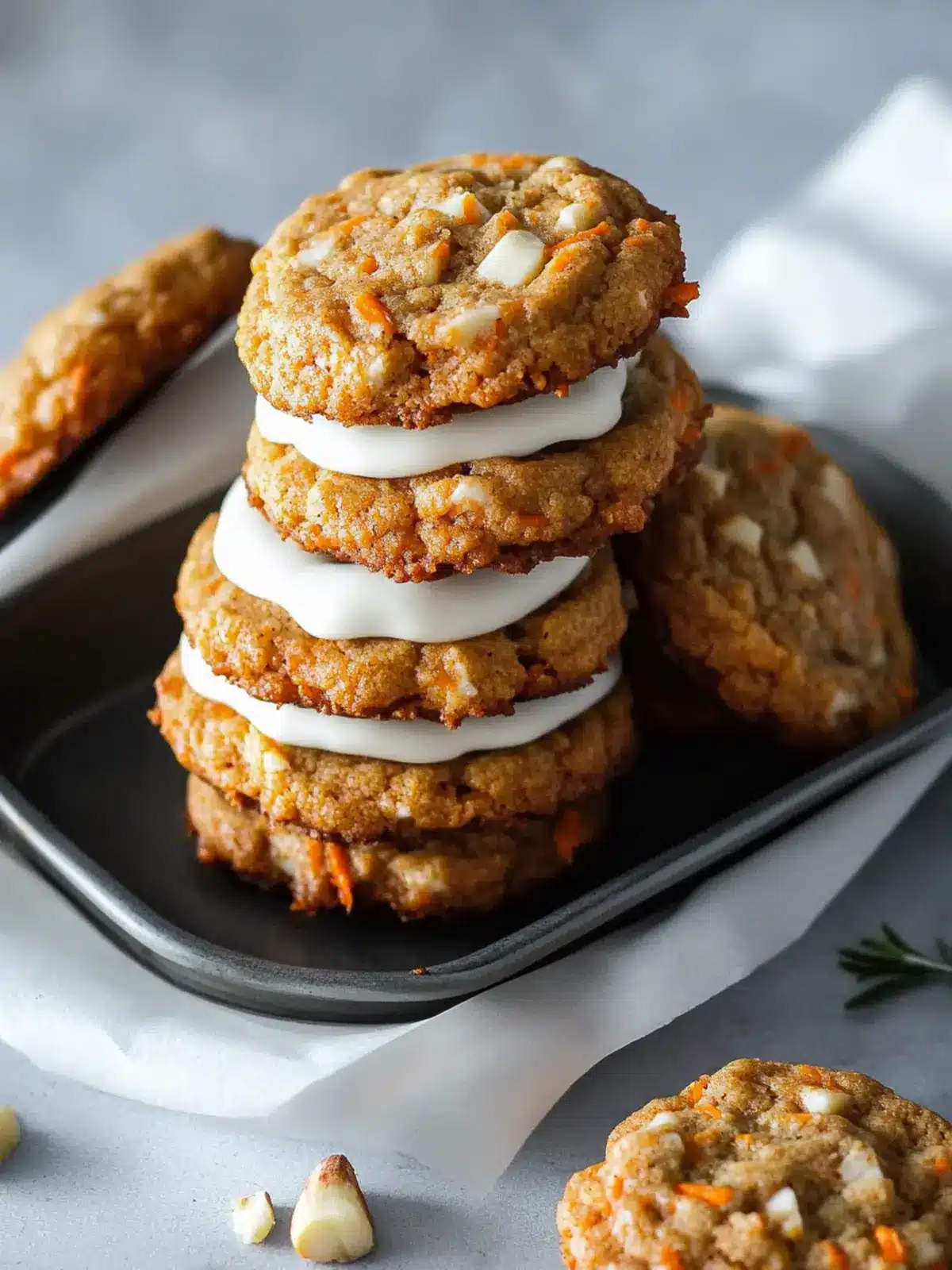 Irresistible Carrot Cake Cookies with Creamy Frosting Delight 4 Carrot Cake Cookies