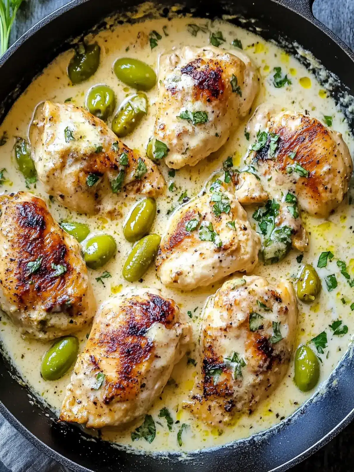 Creamy Pepperoncini Chicken Skillet: Your Quick Comfort Dish 4 Creamy Pepperoncini Chicken Skillet