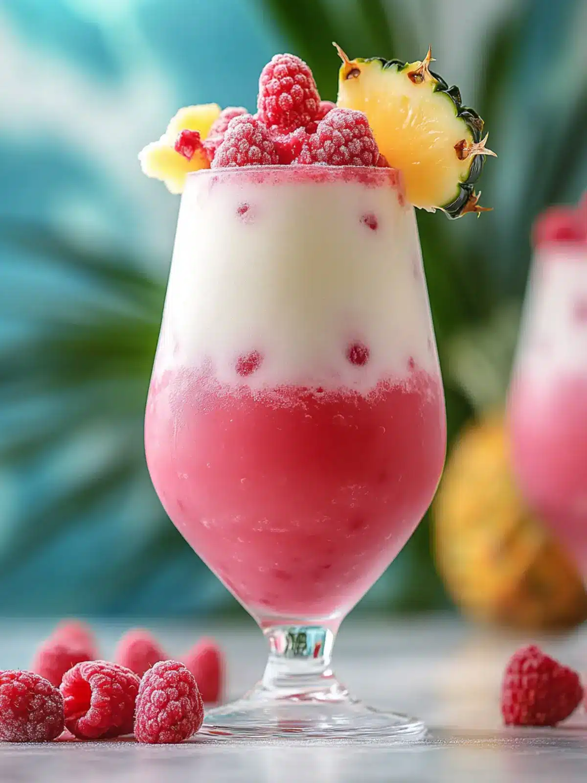 Refreshing Raspberry Colada Twist for Your Summer Sip Delight 2 Raspberry Colada Twist