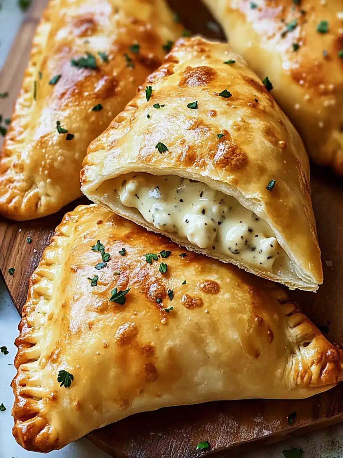 Delicious Chicken Alfredo Calzones in Your Air Fryer Fast! 2 Chicken Alfredo Calzones
