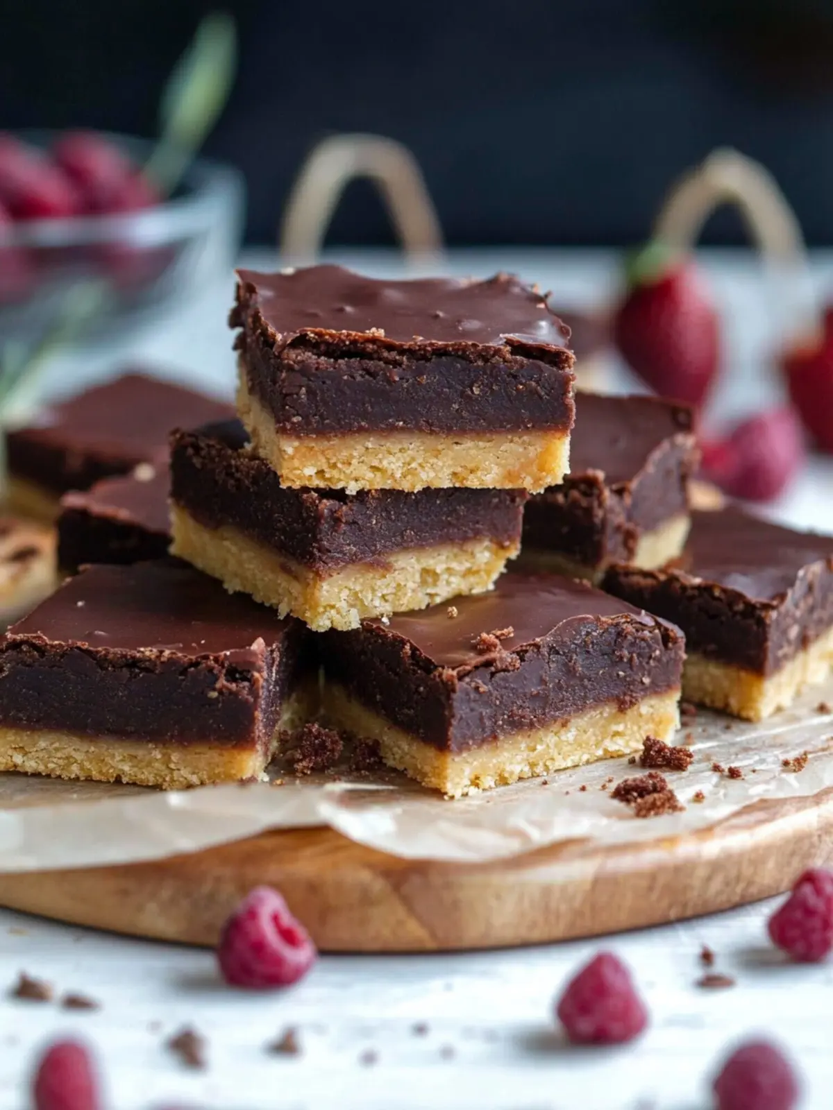 Easy Brownie Shortbread Bars with Ganache You’ll Crave Daily 3 Easy Brownie Shortbread Bars with Ganache