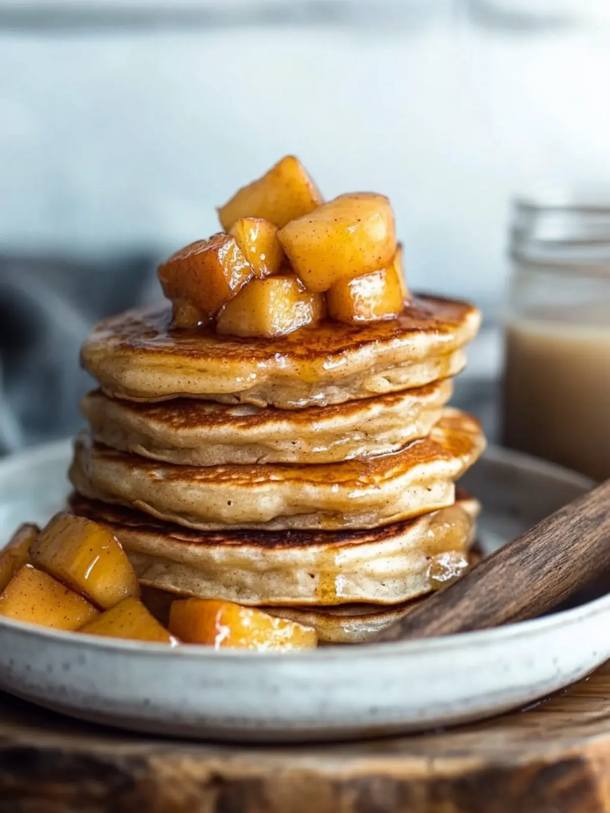 Fluffy Apple Yogurt Pancakes to Brighten Your Breakfast 2 Apple Yogurt Pancakes