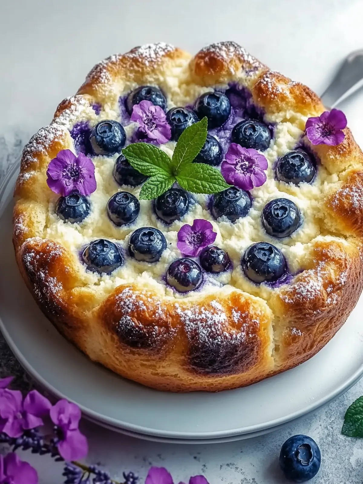 Fluffy Cottage Cheese Blueberry Cloud Bread for Guilt-Free Bliss 2 Fluffy Cottage Cheese Blueberry Cloud Bread