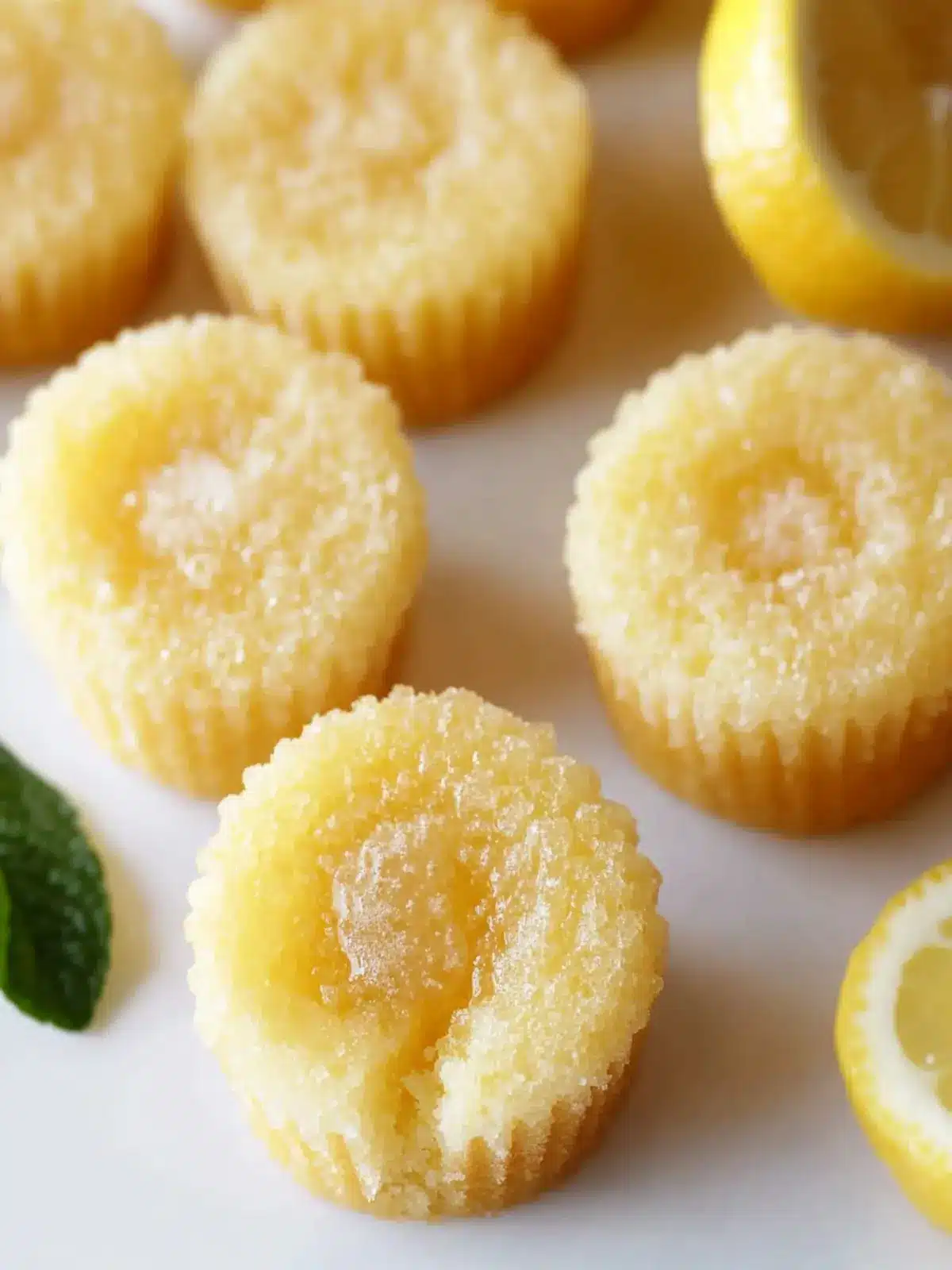 Irresistible Mini Lemon Drop Cakes for Sweet Moments 5 MINI LEMON DROP CAKES