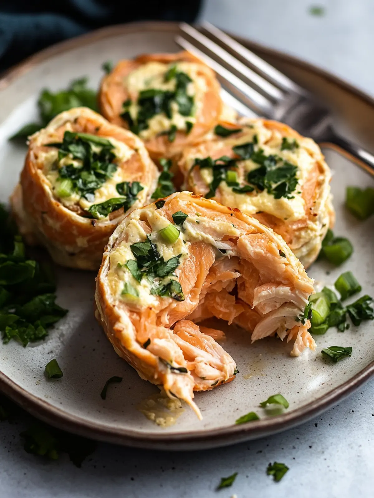 Crab Stuffed Salmon Pinwheels for a Stunning Dinner Treat 5 Crab Stuffed Salmon Pinwheels