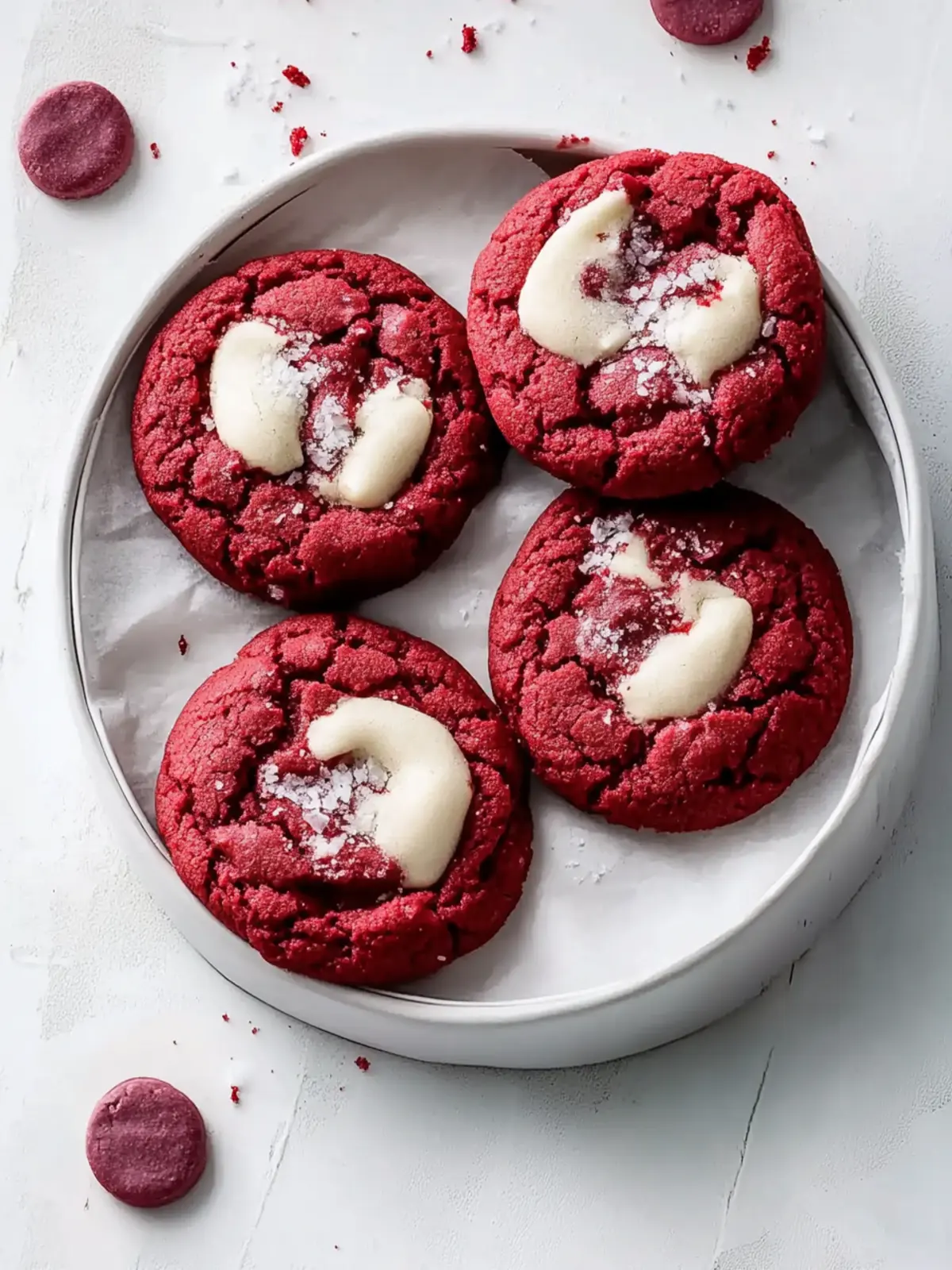 Classic Soft and Chewy Red Velvet Cookies You’ll Crave! 4 Classic Soft and Chewy Red Velvet Cookies