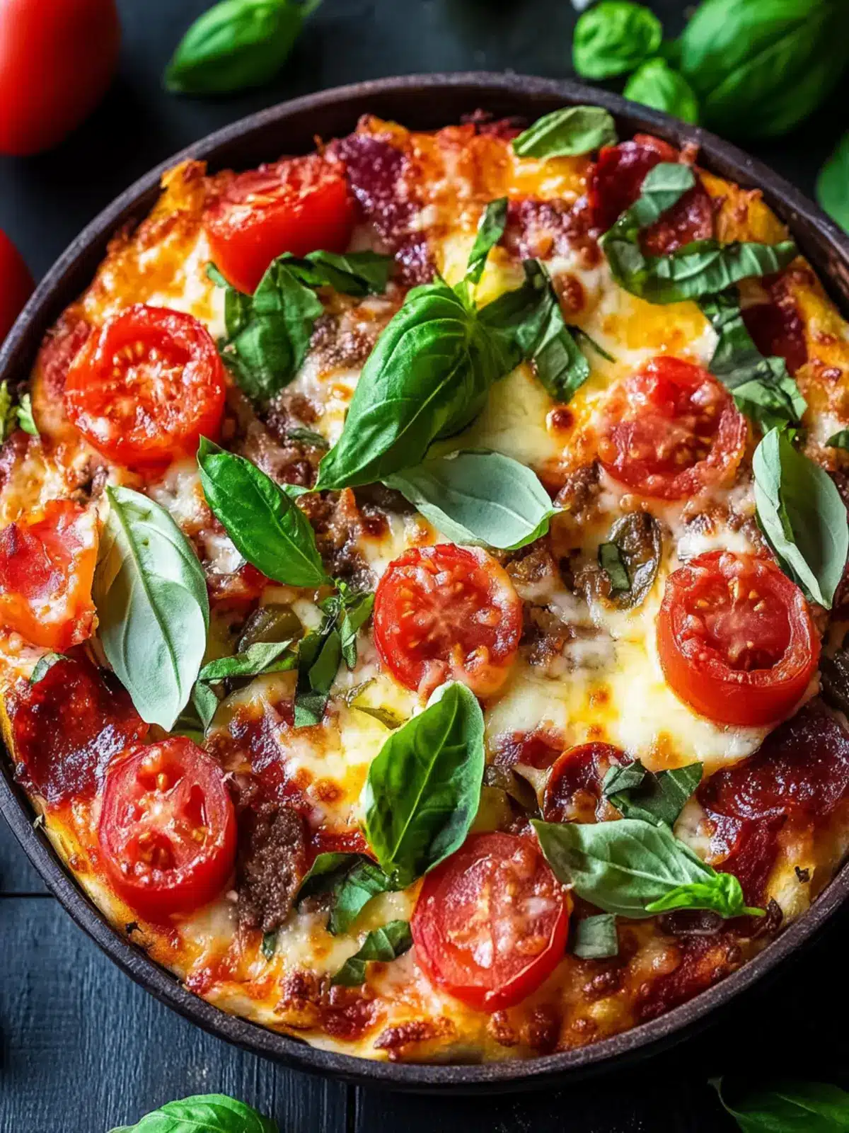 Irresistible Low Carb Pizza Bowl Ready in 30 Minutes 2 Low Carb Pizza Bowl
