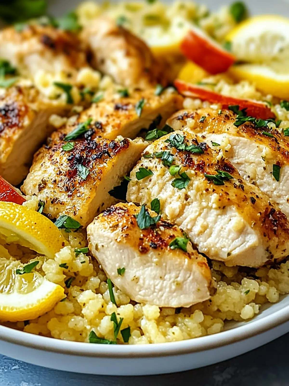 Lemon Herb Chicken Couscous: Quick & Zesty Family Delight 5 Lemon Herb Chicken Couscous