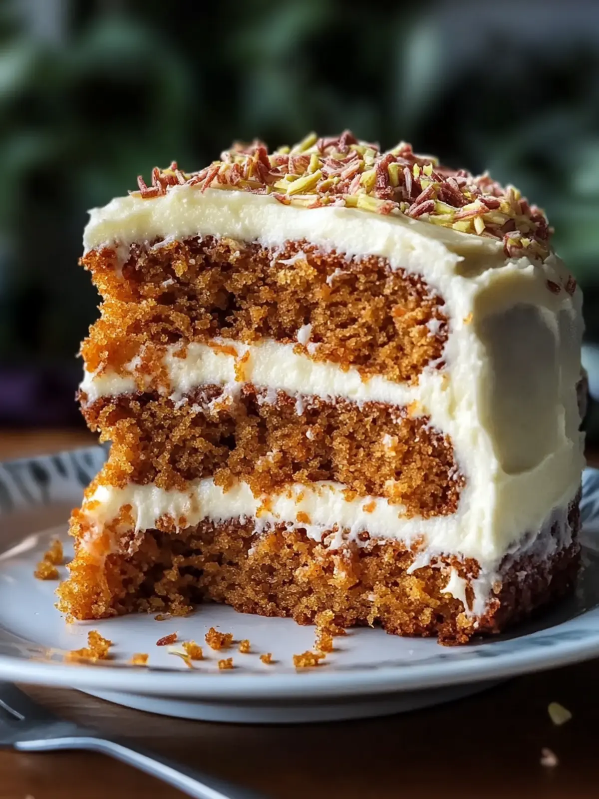Easy Moist Carrot Cake Recipe – 8 Slices in 35 Minutes 4 carrot cake