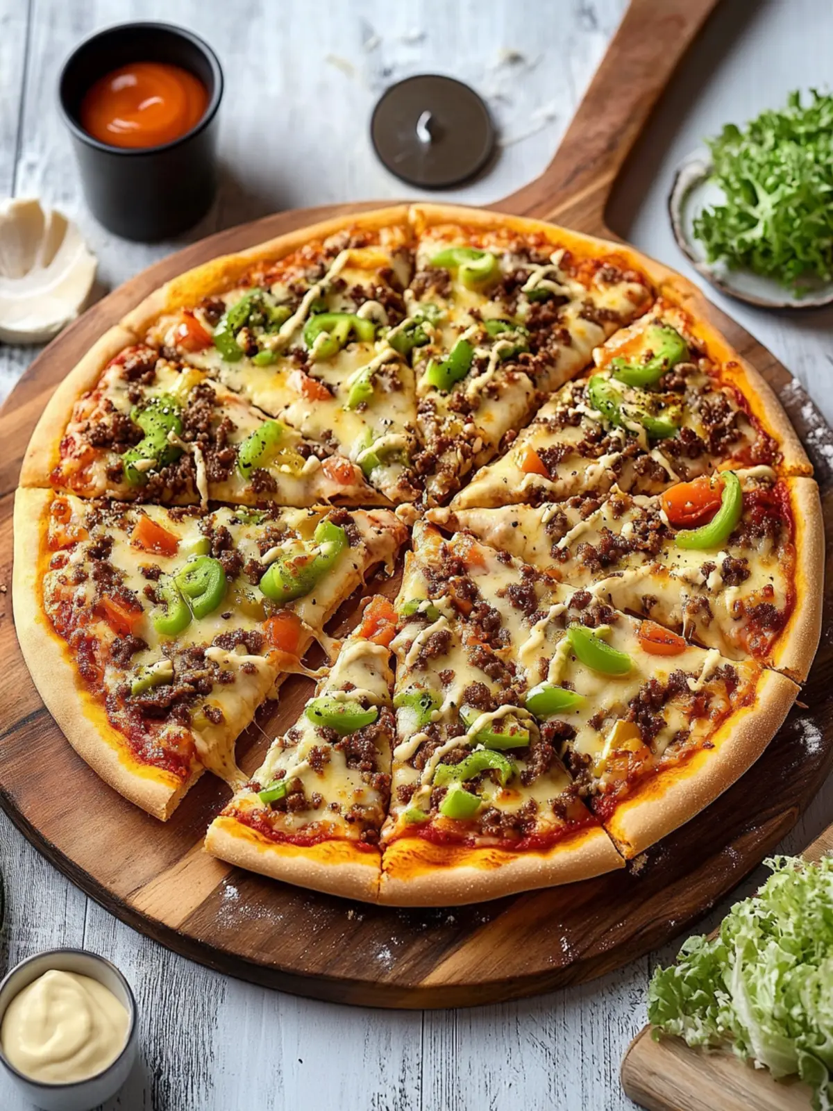 Savor the Crave: Homemade Big Mac Pizza Delight 5 Big Mac Pizza