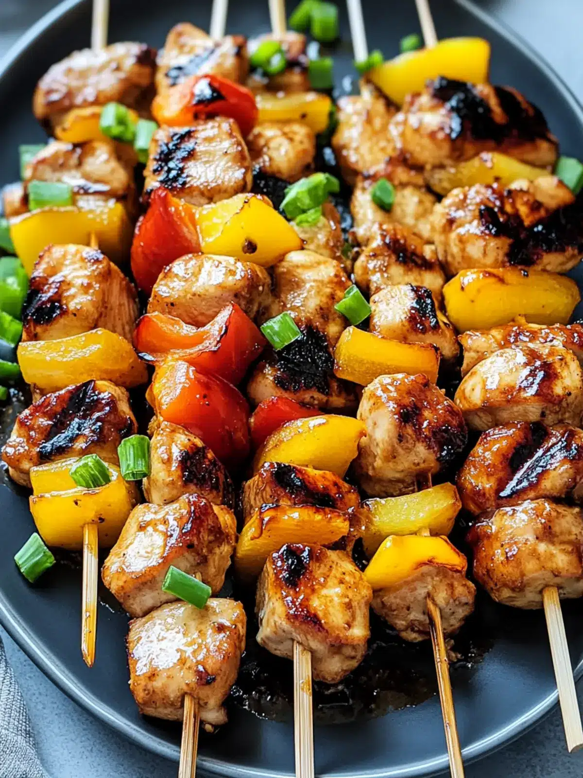 Hawaiian Chicken Skewers: Summer’s Best BBQ Treat 3 Hawaiian Chicken Skewers