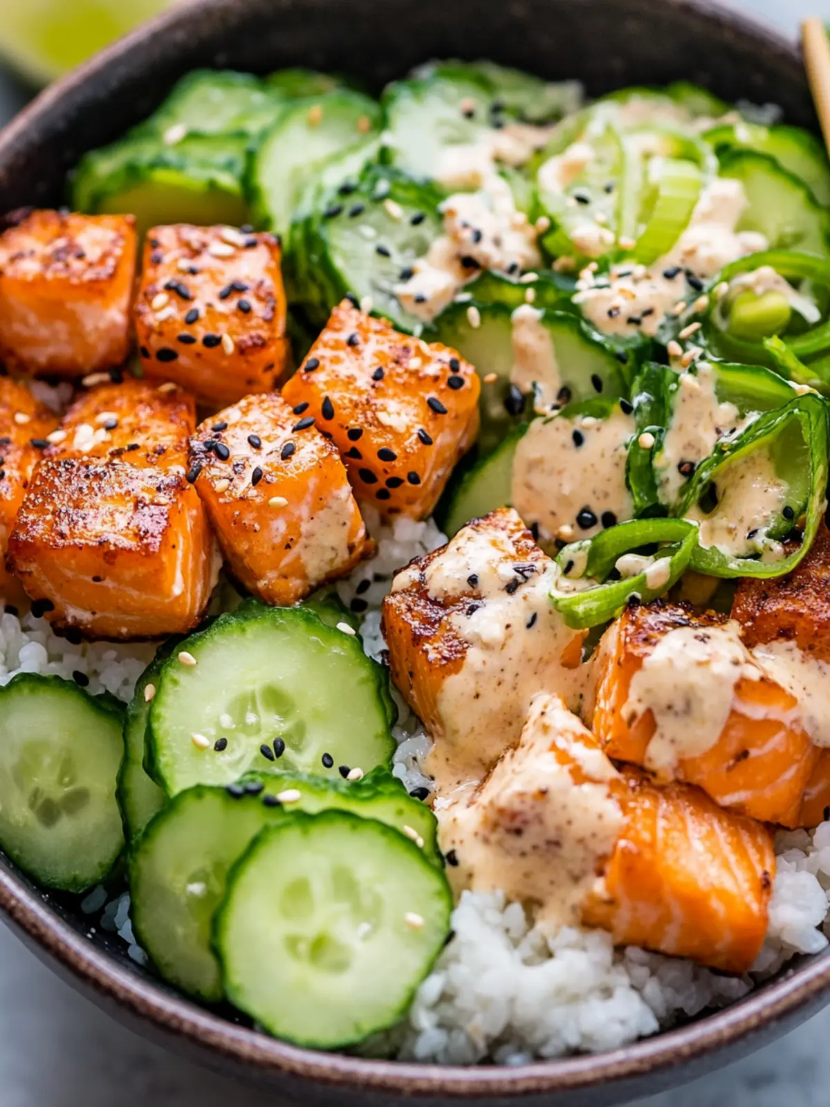 The Best Salmon Bites Poke Bowl Recipe for Quick Weeknight Wins 3 The Best Salmon Bites Poke Bowl Recipe
