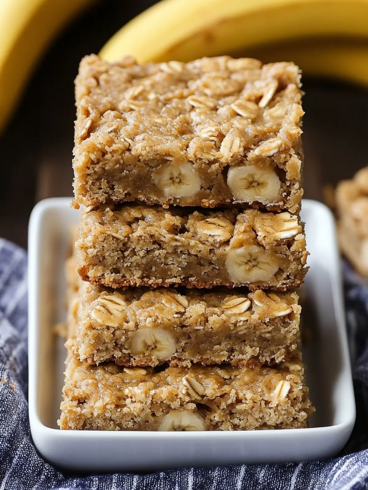 Delicious Banana Peanut Butter Oatmeal Bars Recipe for Snacking 5 Banana Peanut Butter Oatmeal Bars Recipe