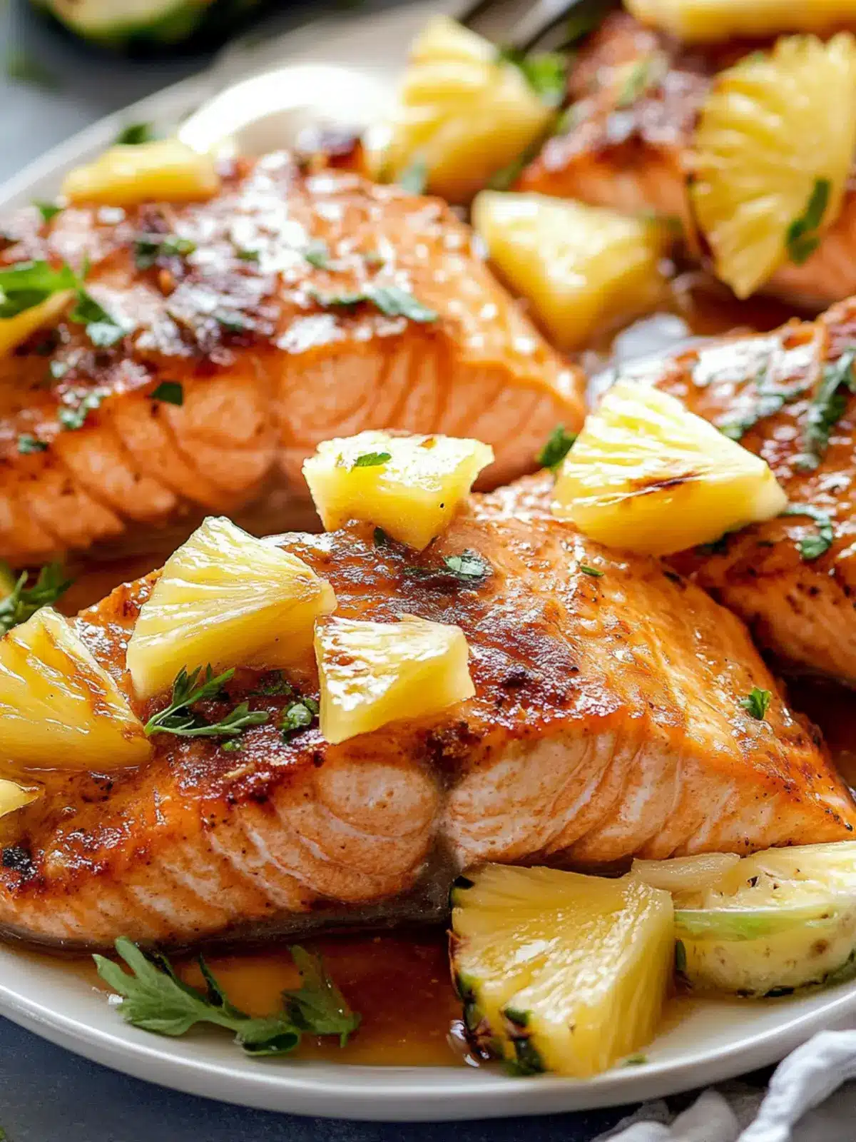 Baked Pineapple Salmon: Quick, Healthy Tropical Delight 4 Baked Pineapple Salmon