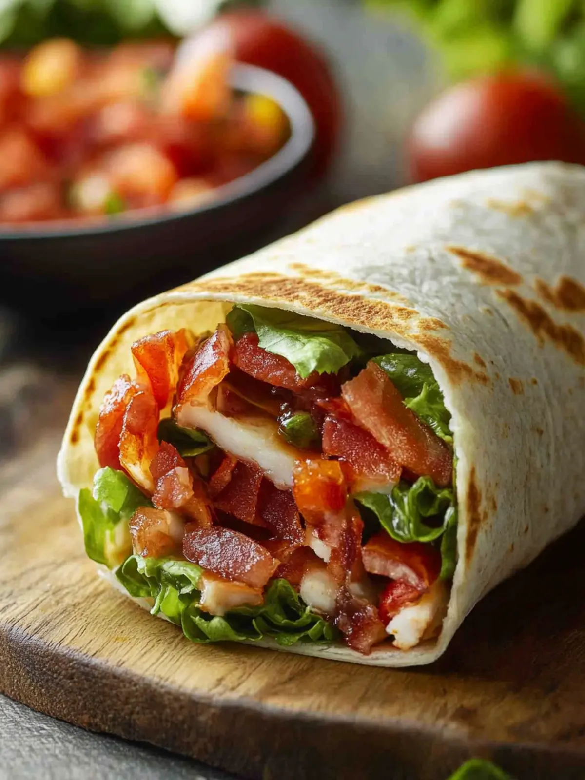 Gourmet BLT Wraps with Secret Sauce: A Flavorful Upgrade 4 Gourmet BLT Wraps with Secret Sauce