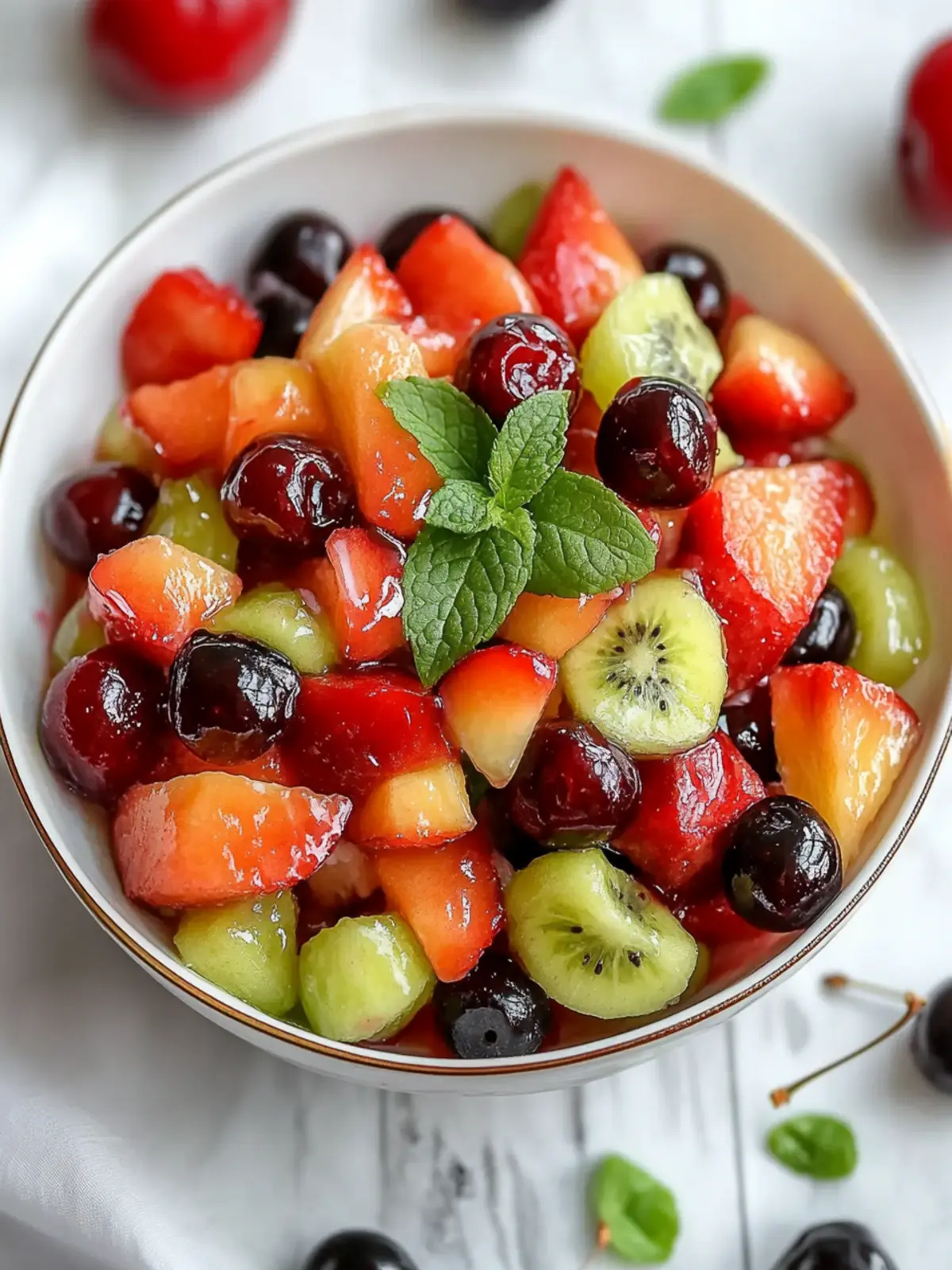 Easy Fruit Salad with Cherry Pie Filling for Summer Fun 5 Easy Fruit Salad with Cherry Pie Filling