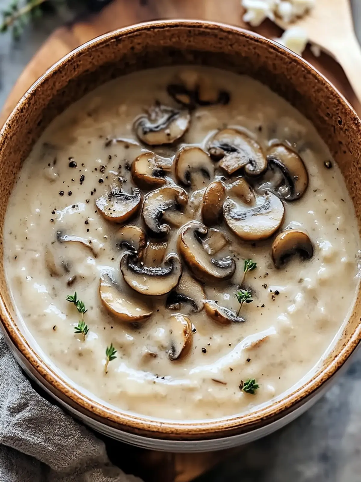 Savory Creamy Mushroom Gravy: A Comfort Food Classic! 2 Creamy Mushroom Gravy