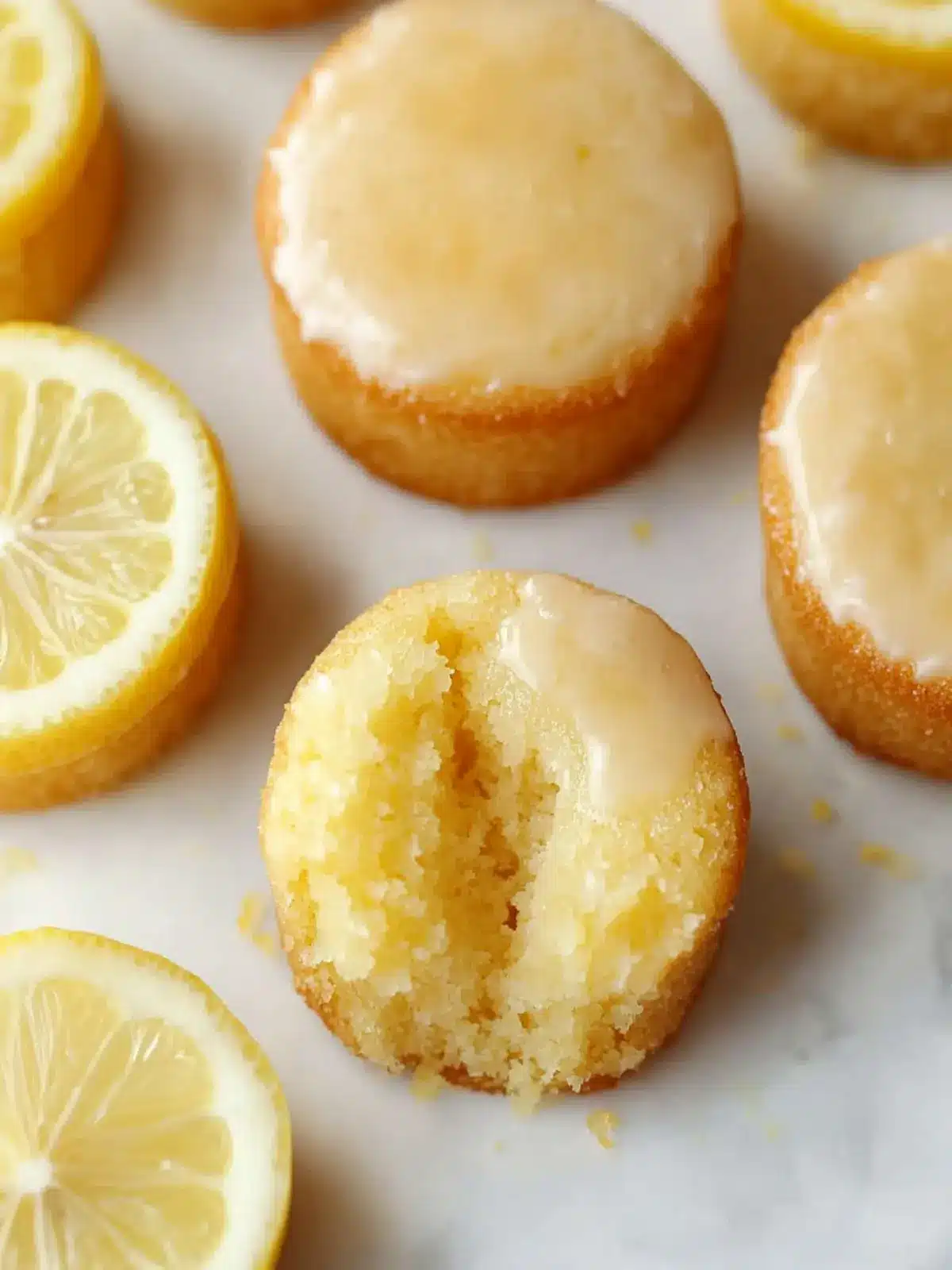 Irresistible Mini Lemon Drop Cakes for Sweet Moments 4 MINI LEMON DROP CAKES