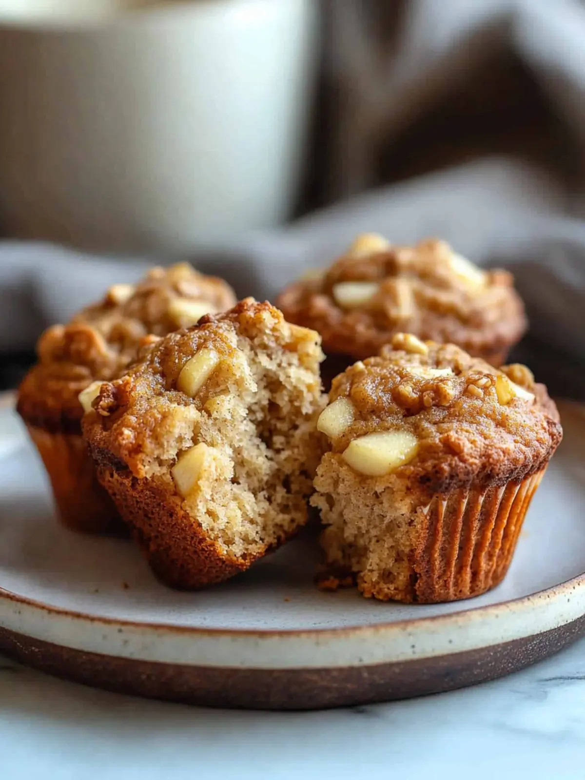 Delicious Banana Apple Breakfast Muffins for Happy Mornings 4 Banana Apple Breakfast Muffins