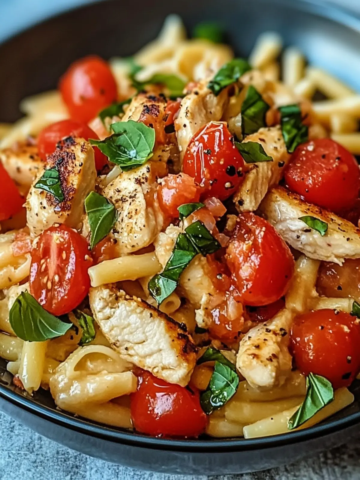 Bruschetta Chicken Pasta: Fresh & Flavorful 30-Minute Meal 5 Bruschetta Chicken Pasta : Fresh & Flavorful