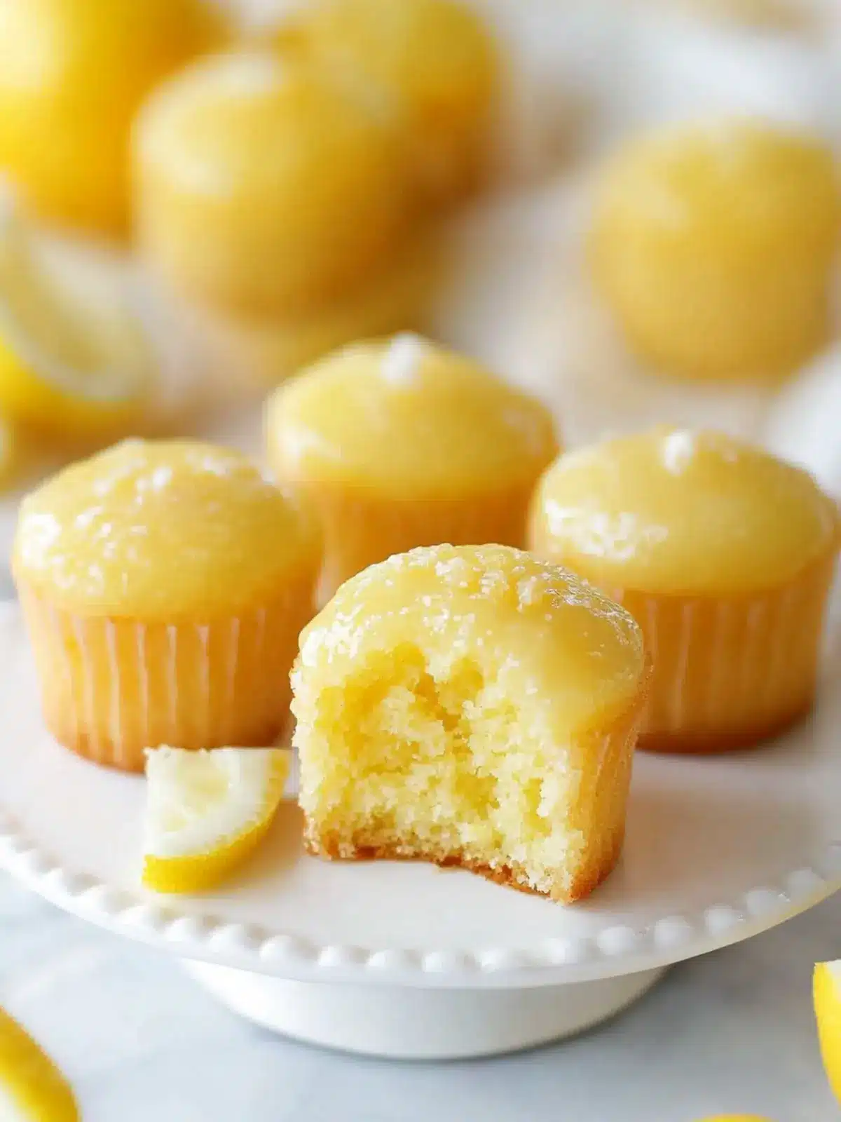 Irresistible Mini Lemon Drop Cakes for Sweet Moments 2 MINI LEMON DROP CAKES
