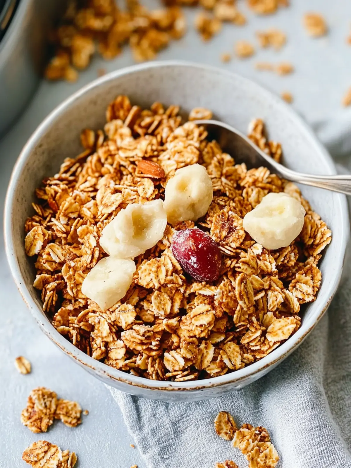 Nut-Free Sourdough Granola: Crunchy Goodness for Every Snack 4 Nut-Free Sourdough Granola