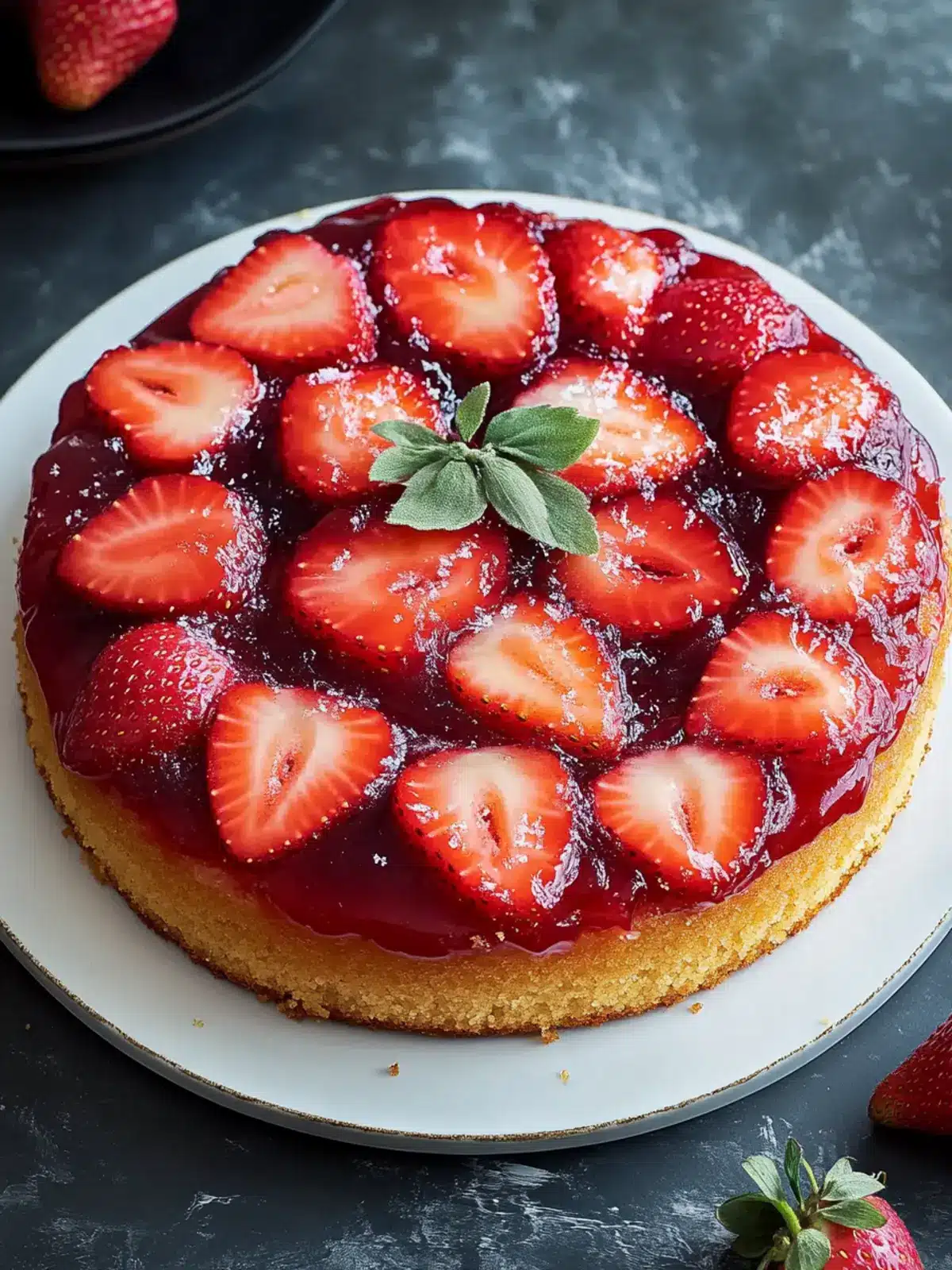 Strawberry Upside Down Cake: Your New Favorite Sweet Treat 2 Strawberry Upside Down Cake