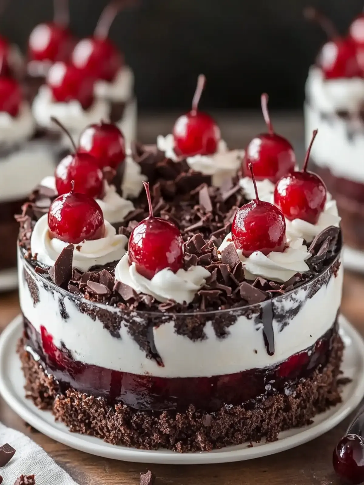 Irresistible Black Forest Cake Recipe in Mini Dessert Cups 3 Black Forest Cake Recipe