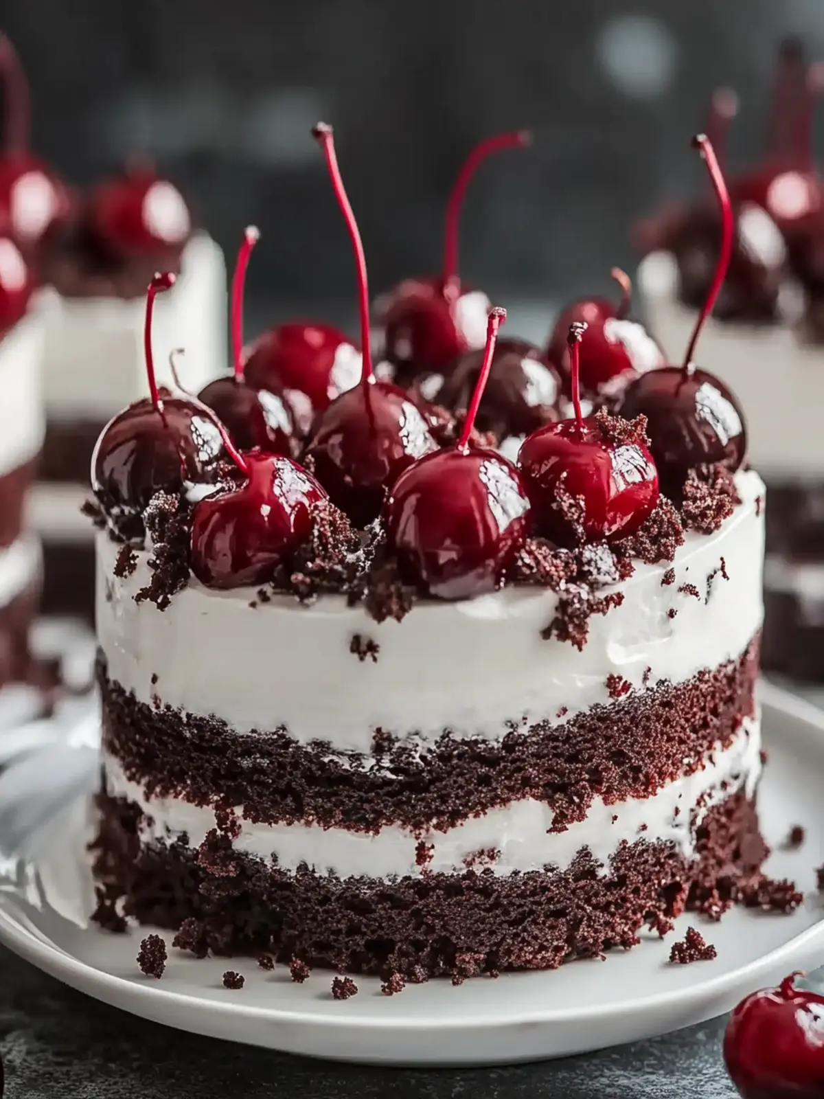 Irresistible Black Forest Cake Recipe in Mini Dessert Cups 5 Black Forest Cake Recipe
