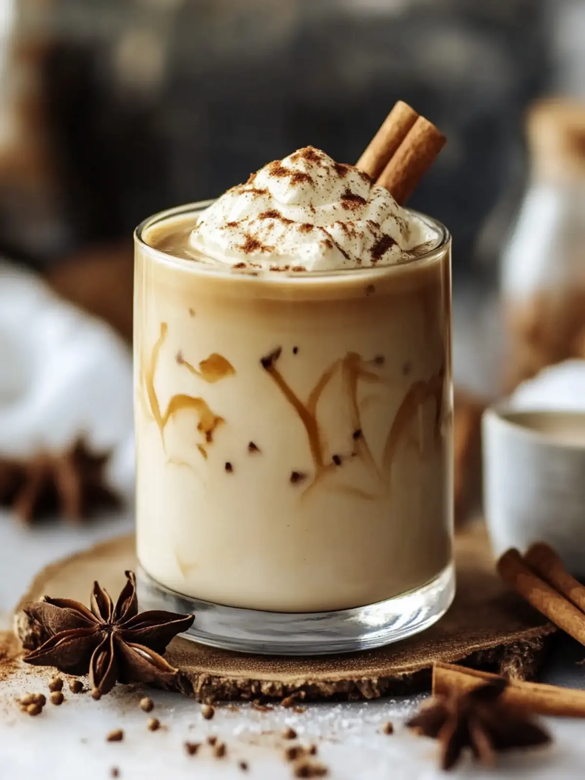 Creamy Vanilla Chai Iced Tea Latte