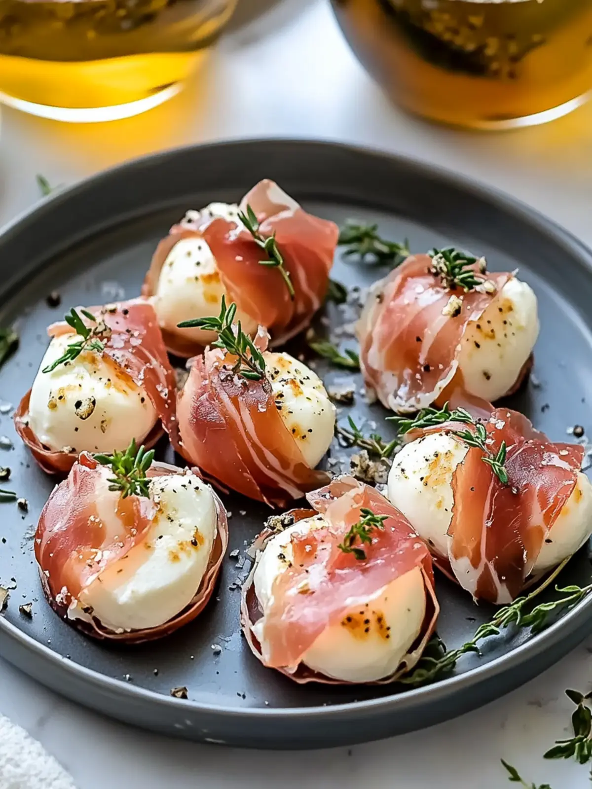 Savory Prosciutto Wrapped Mozzarella Bites for Any Occasion 4 Prosciutto Wrapped Mozzarella Bites