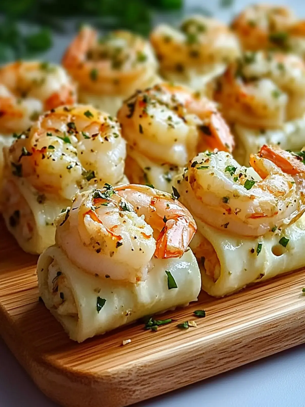 Indulge in Creamy Garlic Parmesan Shrimp Roll-Ups Tonight 3 Creamy Garlic Parmesan Shrimp Roll-Ups