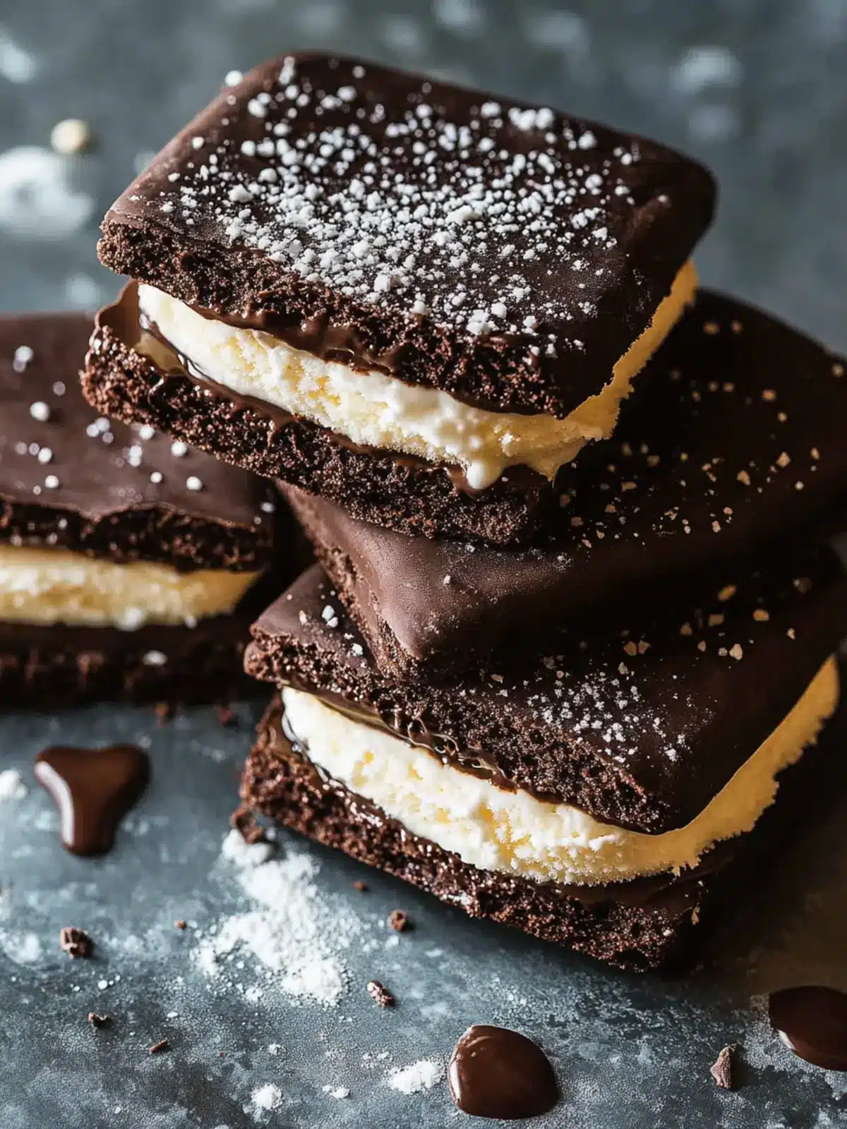Chocolate Ice Cream Sandwiches: Your New Favorite Dessert Treat 2 Chocolate Ice Cream Sandwiches