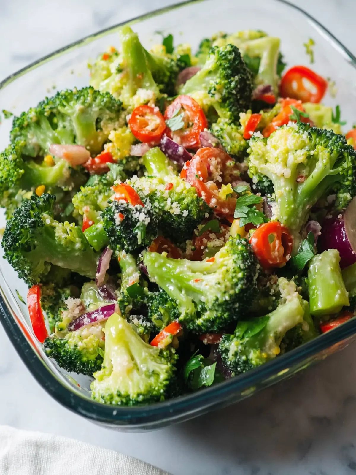 Brighten Your Day with Zesty Marinated Broccoli Salad 3 Marinated Broccoli Salad