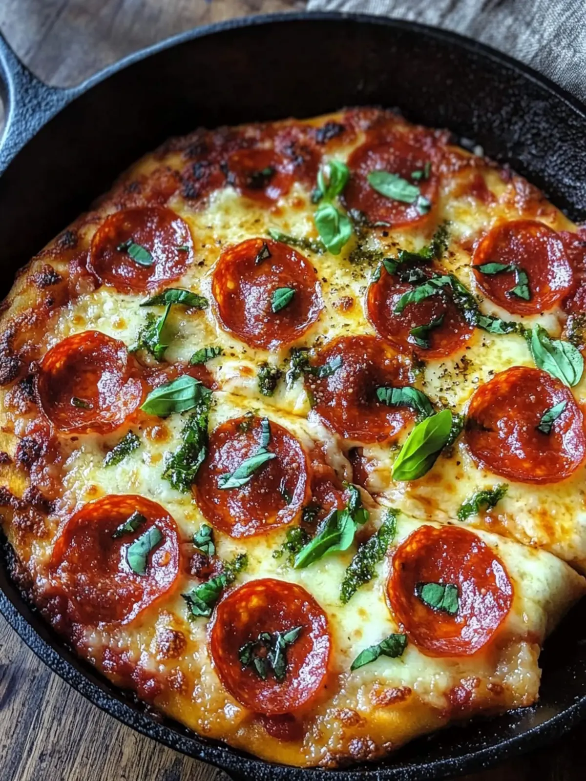 Crispy Cast Iron Skillet Pizza: Your New Easy Dinner Delight 3 Crispy Cast Iron Skillet Pizza