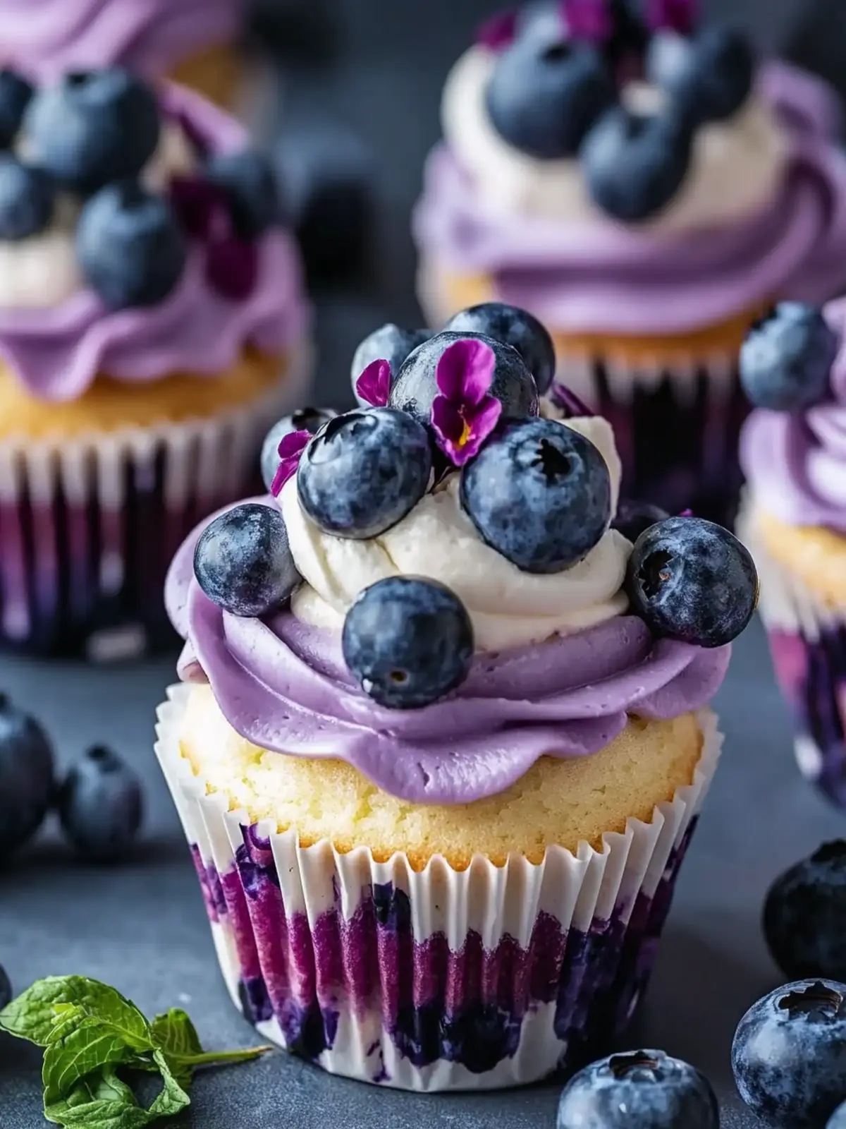 Irresistible White Chocolate Blueberry Cheesecake Cupcakes You’ll Love 4 White Chocolate Blueberry Cheesecake Cupcakes