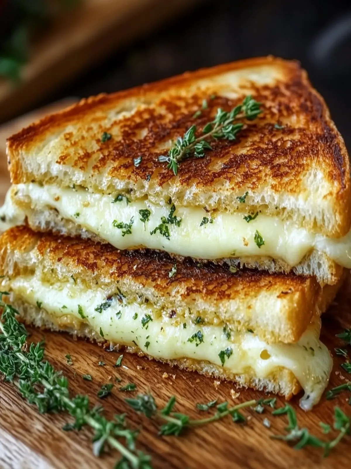 Garlic Bread Grilled Cheese: The Cozy Comfort You Crave 4 Garlic Bread Grilled Cheese