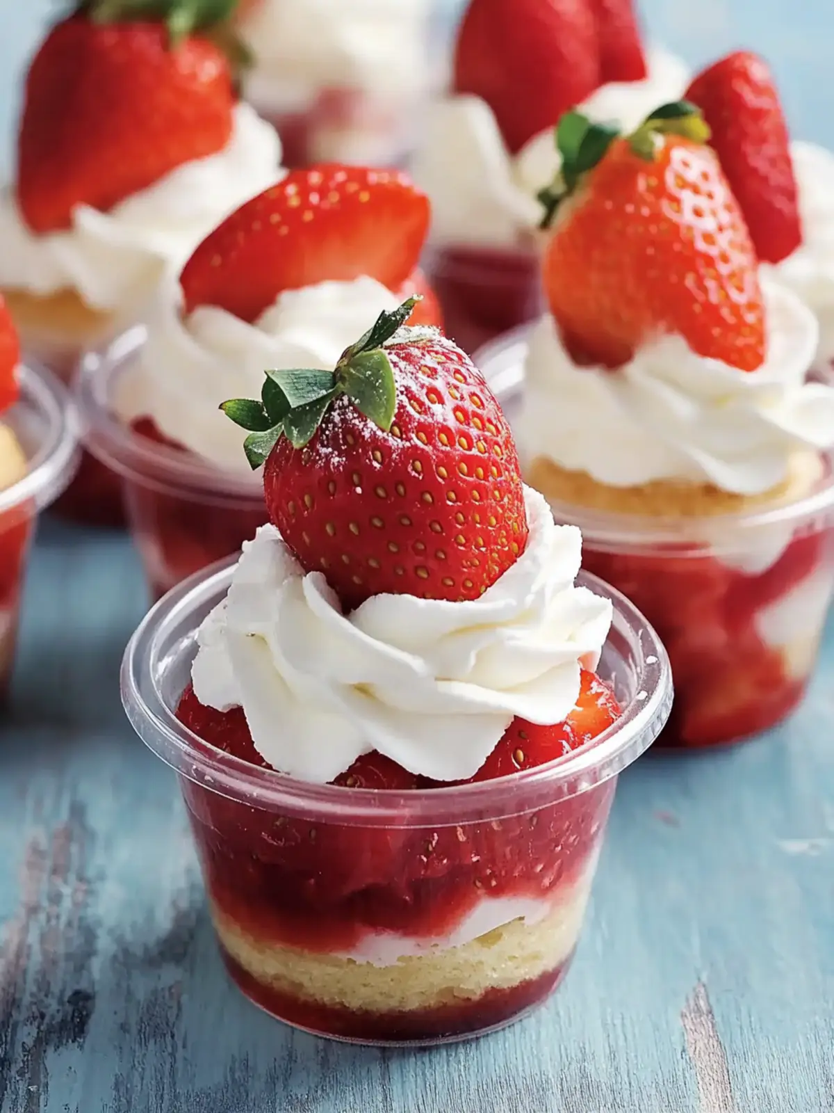 Indulgent Strawberry Shortcake Dessert Cups: No-Bake Bliss 3 Indulgent Strawberry Shortcake Dessert Cups: A Sweet Delight