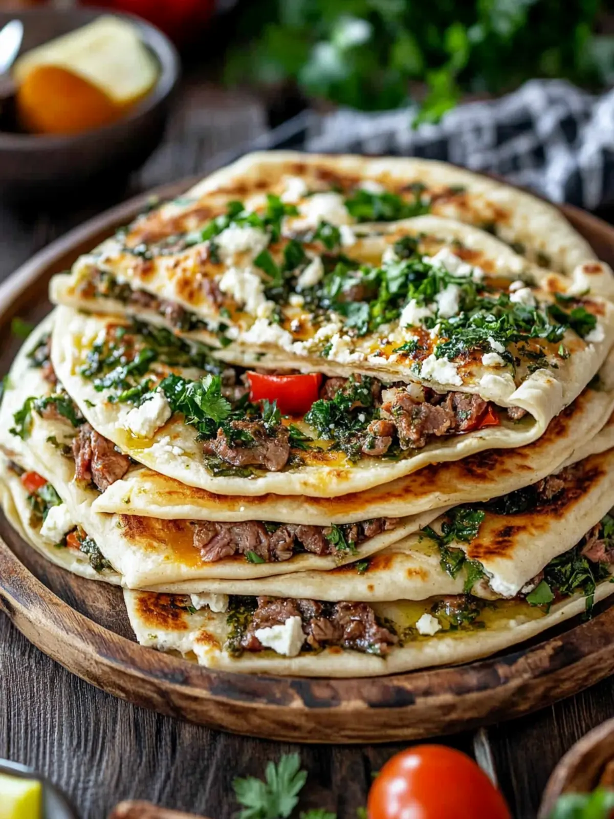 Delicious Turkish Gozleme with Lamb: Your New Family Favorite 3 Turkish Gozleme with Lamb